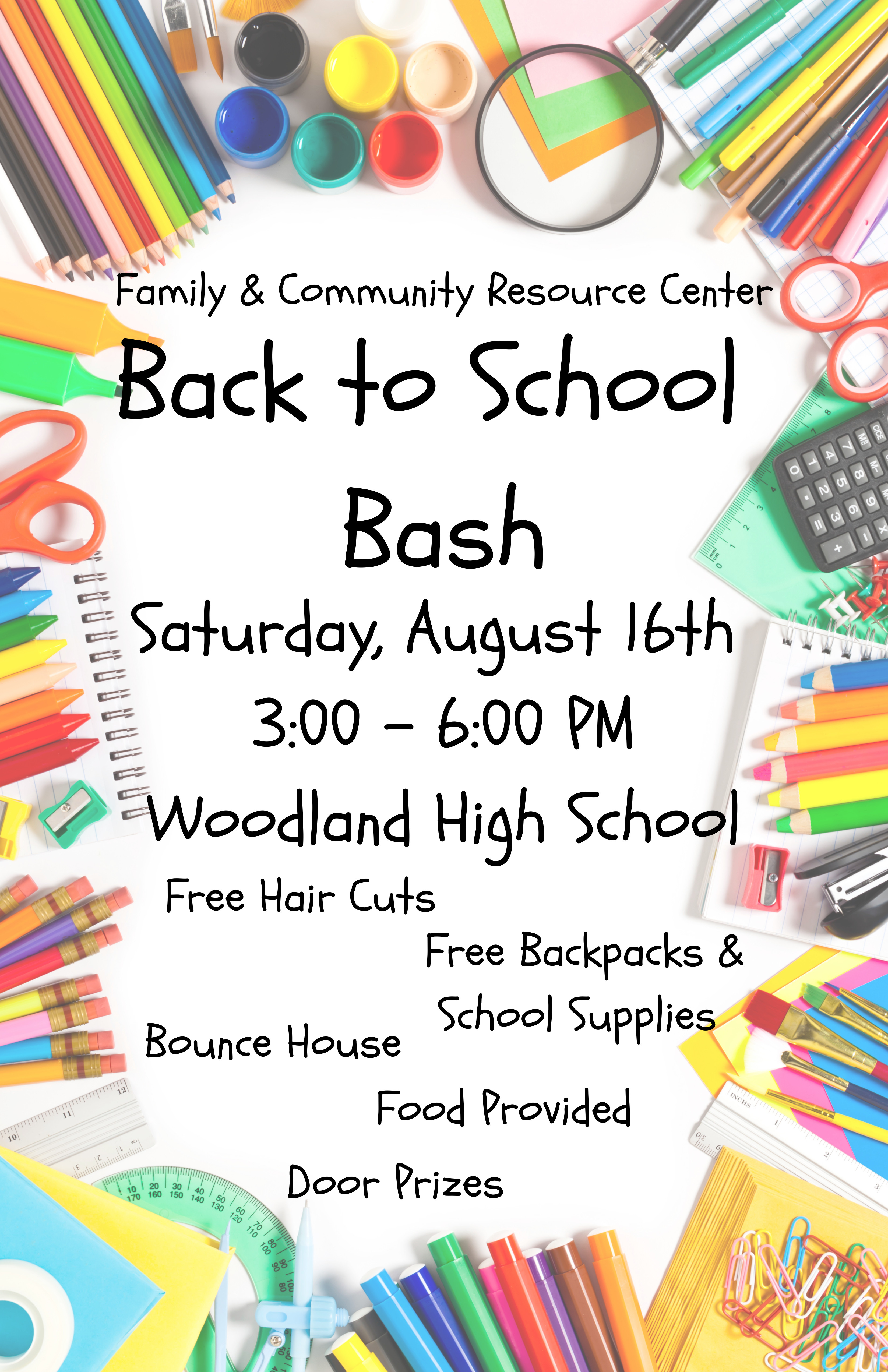 Back To School Bash Flier
